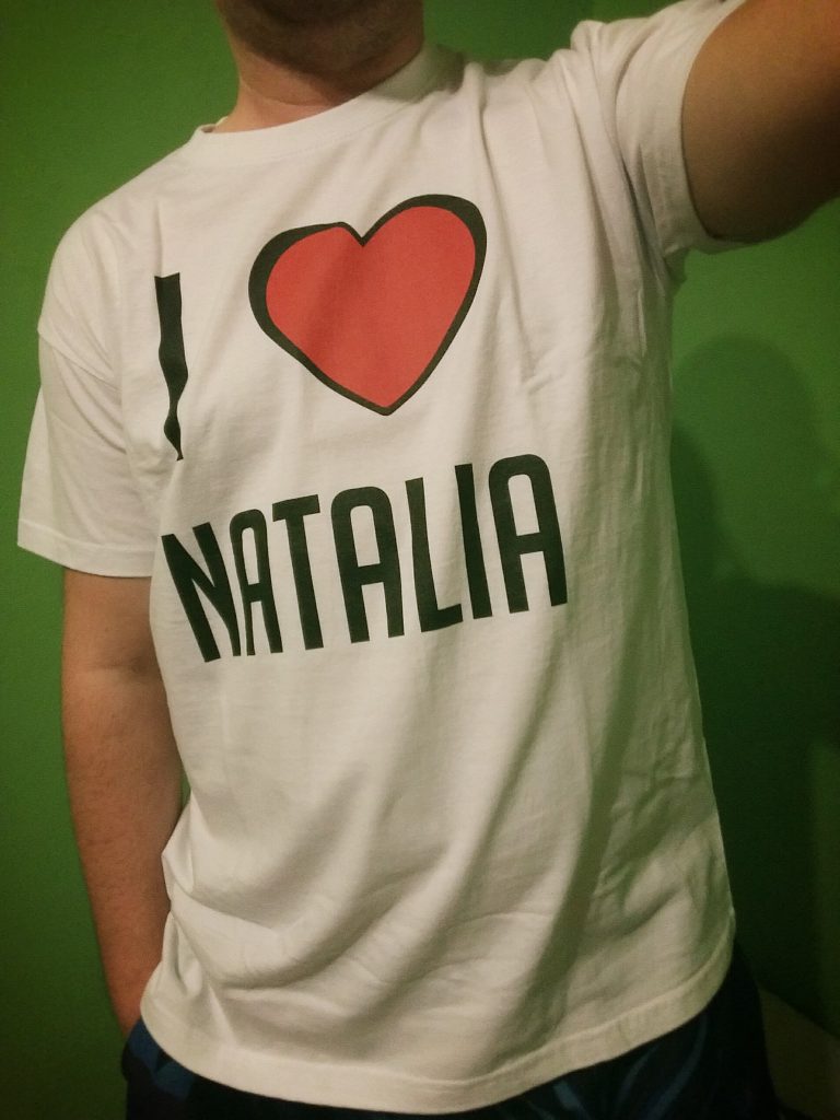 i Love Natalia - koszulka t-shirt