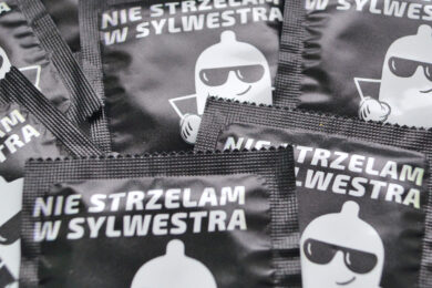 Nie strzelam w Sylwestra - prezerwatywa z własnym nadrukiem - Gadżet