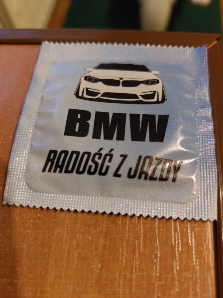 Prezerwatywy BMW - Radość z jazdy