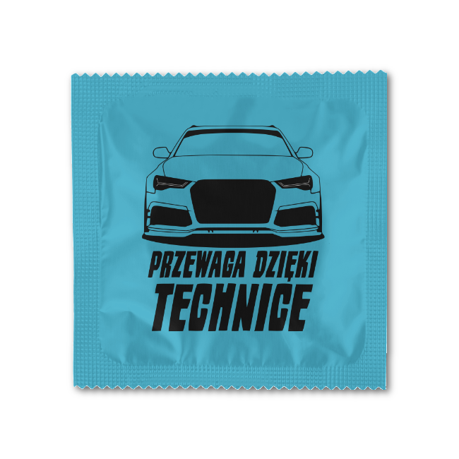 Prezerwatywy z nadrukiem Audi - Przewaga dzięki technice