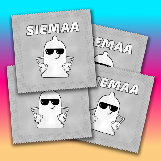 Prezerwatywy z personalizowanym nadrukiem SIEMA